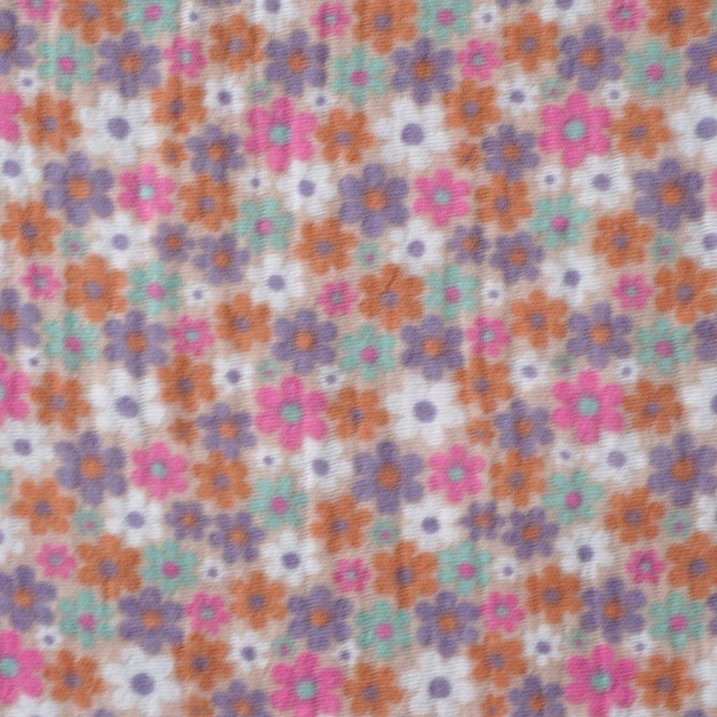 Musselin Double Gauze Blümchen allover bunt pastell